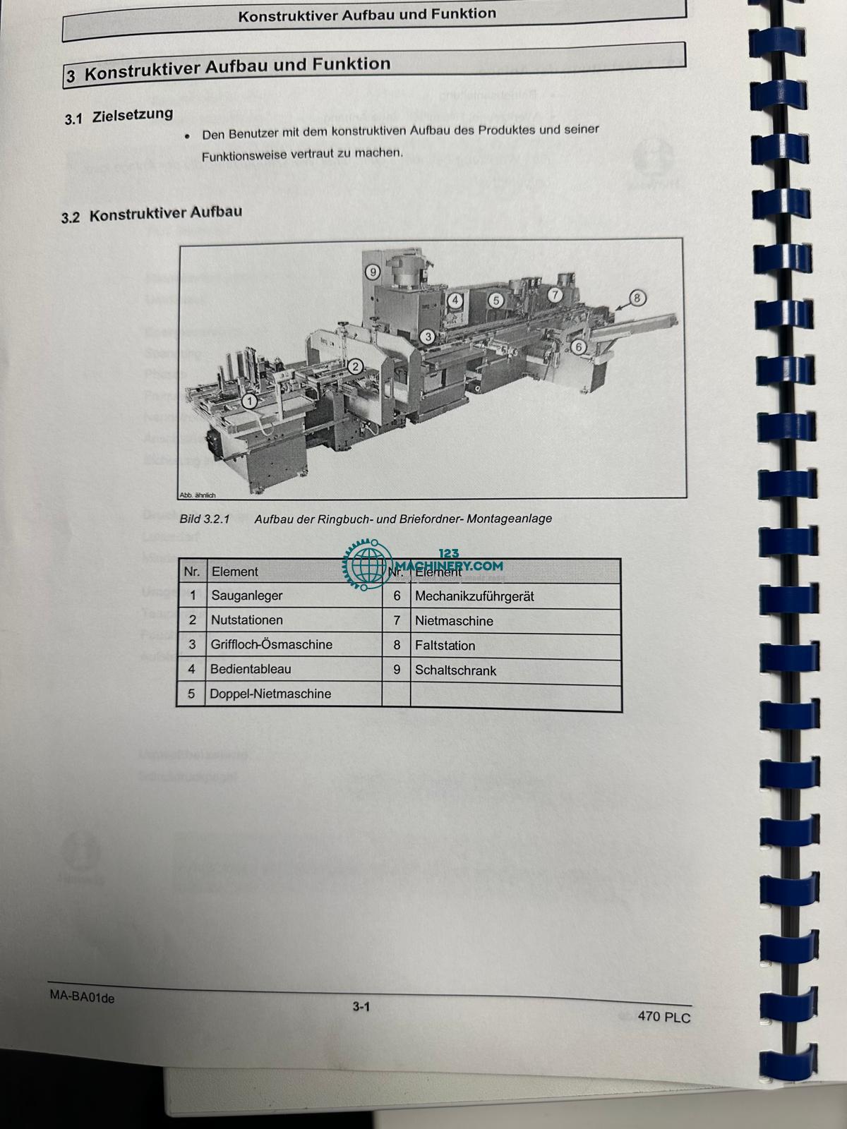 Hang 470 PLC Ring binder Lever arch Assembly Line 